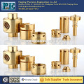 Customized high grade mirror polishing cnc turning brass tube